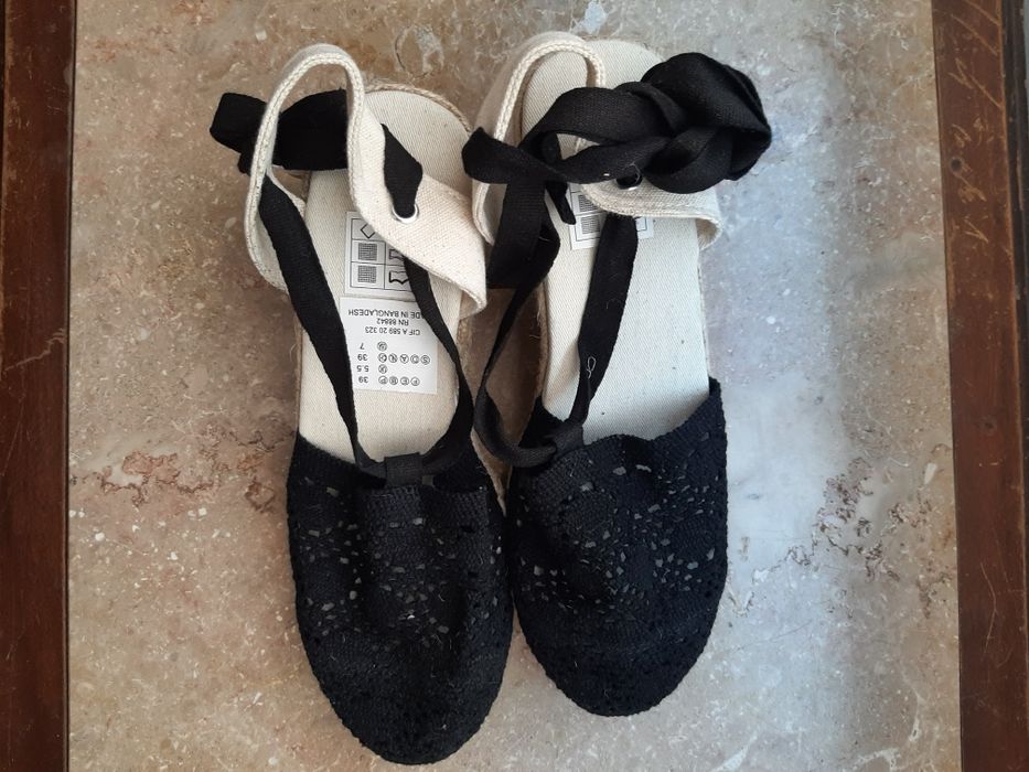 Sandálias de cunha de senhora