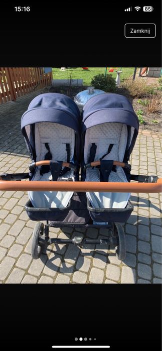 Wózek bliźniaczy Jedo Duo spacerówka