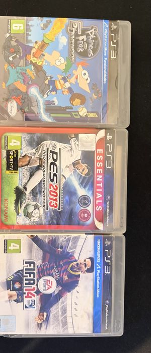 Jogos PS3 baratos – FIFA 14, PES 2013 e Phineas & Ferb ( Negociável )