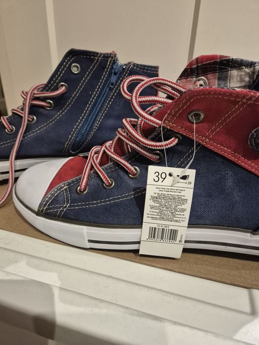 Nowe buty trampki damskie jeansowe  roz.39