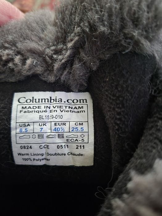 Сапоги Columbia зимові