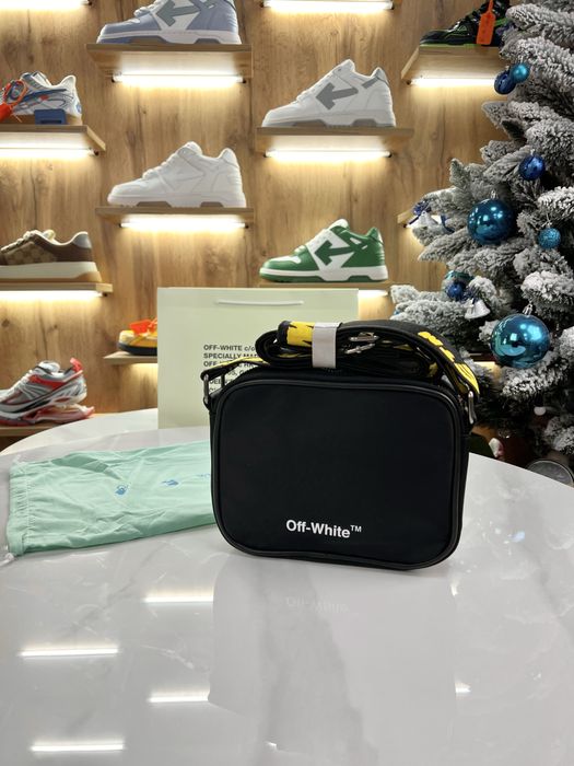 Сумка Месенджер OFF-WHITE SS24 Black / Yellow