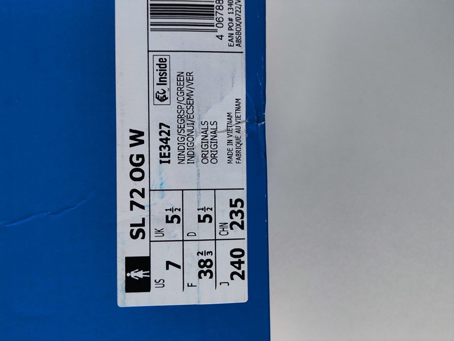 Sneakersy Adidas SL72 EU38 2/3
