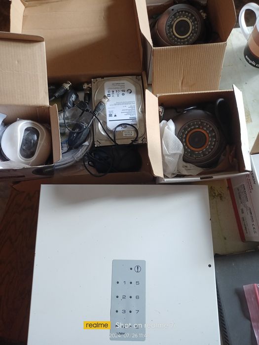 Kamery 4szt. zestaw hikvision 4