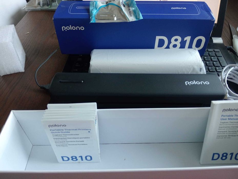 Impressora Térmica POLONO D810 – NOVA –S/N D810252300401 + Card Reader