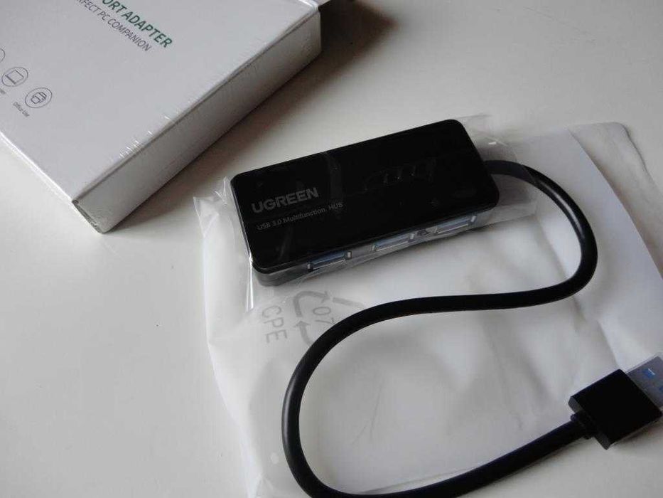 Hub Ugreen USB 3.0 para rede Ethernet 10/100/1000 (RJ45)