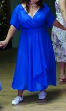 Sukienka chabrowa