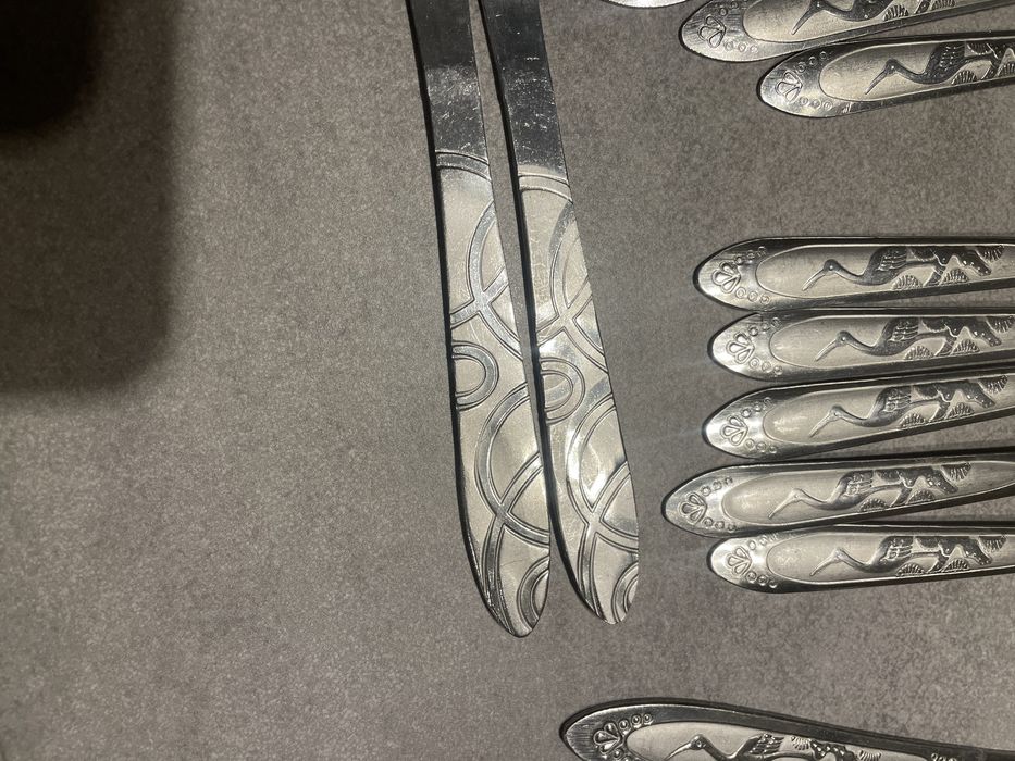 Zestaw sztućców turystycznych Stal nierdzewna