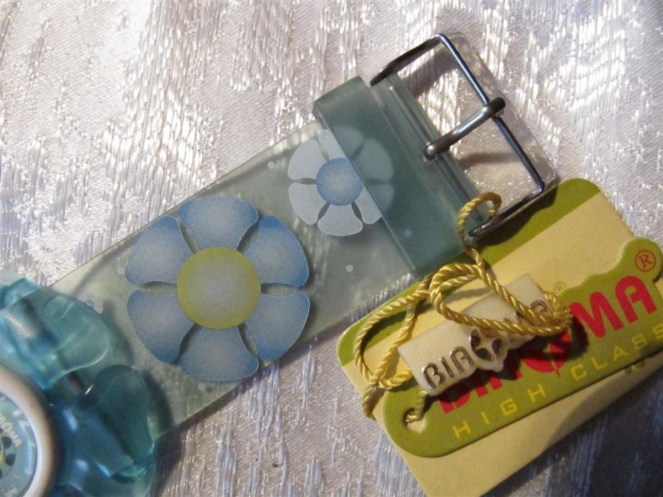 Детские часы в виде цветка мальвы, кварцевые, новые