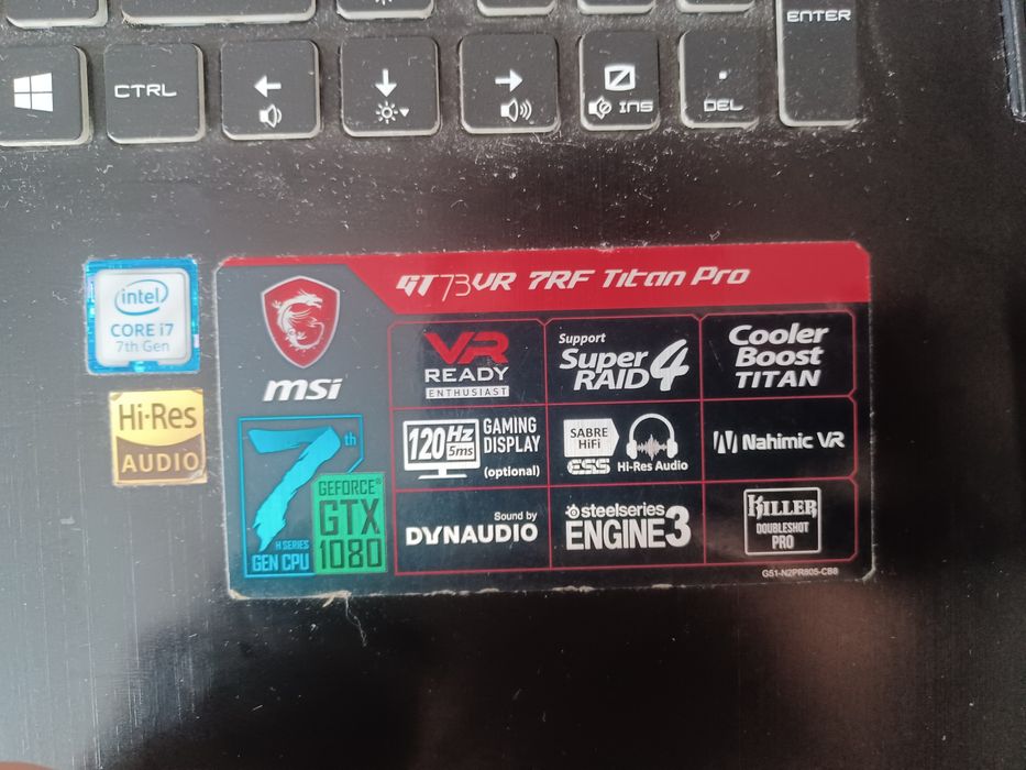 Laptop MSI Titan GT73VR 7RF