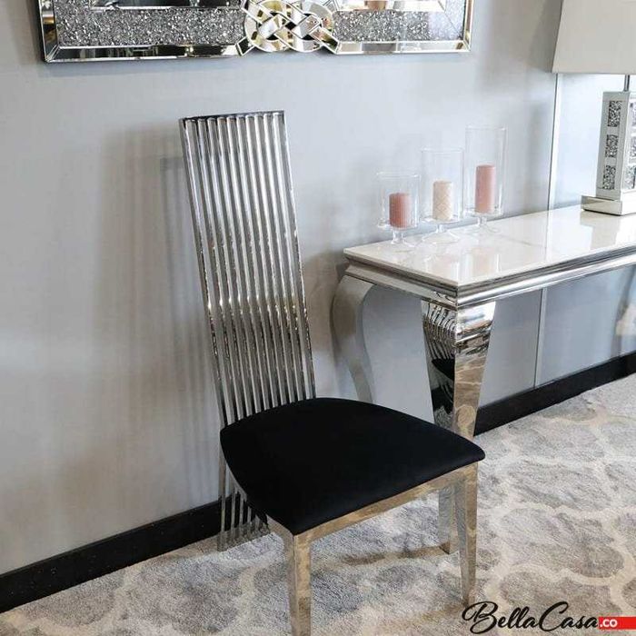 Krzesła glamour Parker Nowoczesne Salon Stół do jadalni