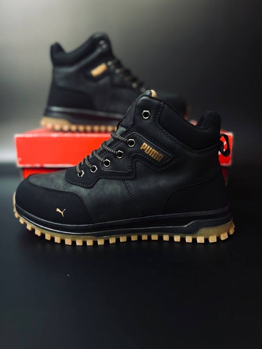 Мужские кросовки puma чорні зимние кросівки чоловічі пума зимові