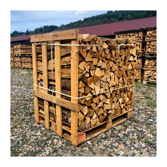 Sezonowane Drewno Kominkowe 3 lata Suche Buk Grab Dąb Dostawa Mroków