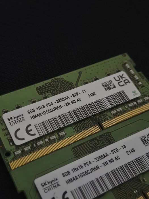 DDR4 SO-DIMM 16GB SK Hynix 3200 Mhz Оперативна пам'ять