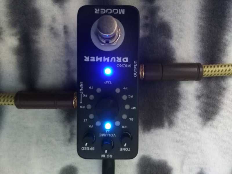 Pedal Mooer Drummer (Máquina de Ritmos)