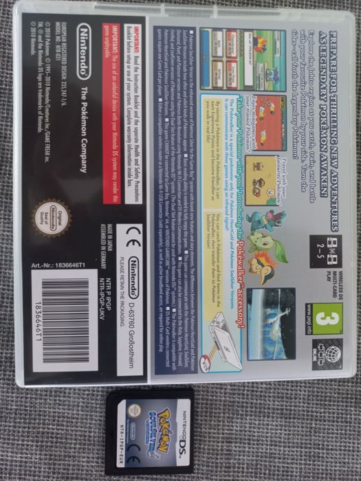 Gra Nintendo DS - Pokémon SoulSilver Version + Pokéwalker