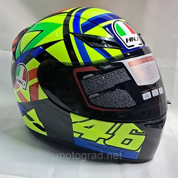 Мото шлем интеграл Rossi 46