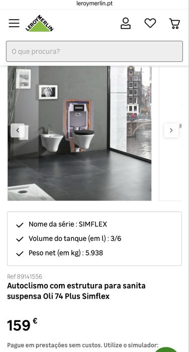 Oli Autoclismo  suspenso interior