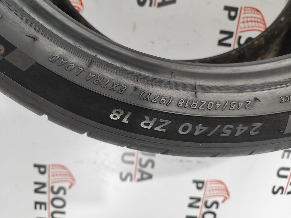 150 Euros 2 pneus 245-40ZR18 Michelin 97Y - Oferta dos Portes