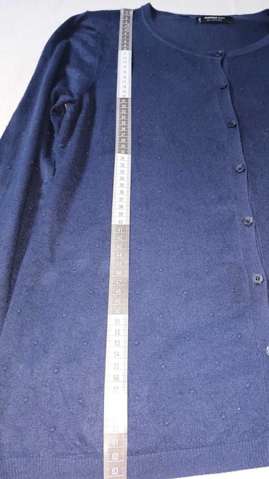 Casaco azul escuro da Mango