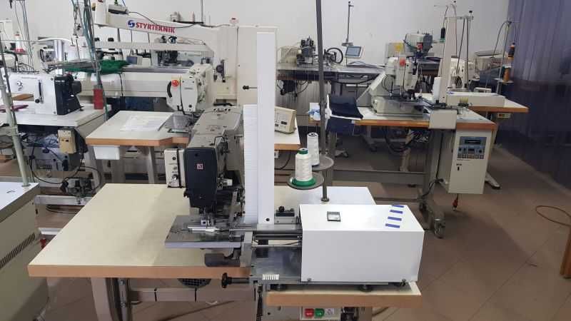 Automat Eisenkolb JUKI do przyszywania fleksów haków na firany zasłony