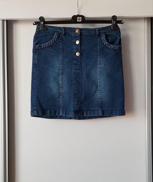 Jeansowa młodzieżowa spódnica Cool Club rozm.164