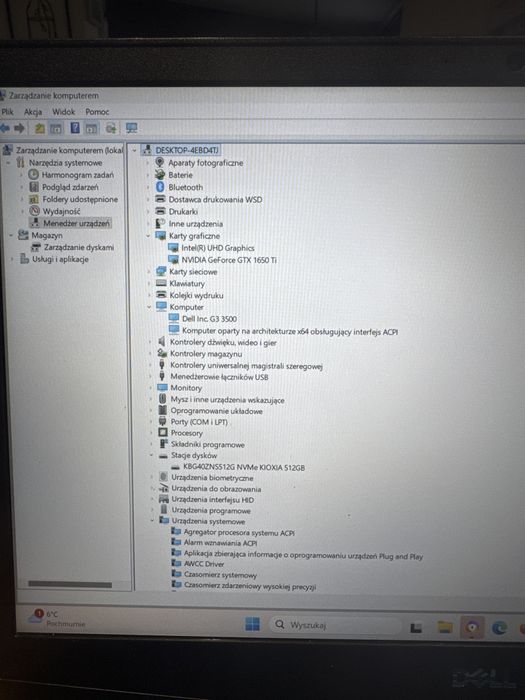 Laptop Dell G3 15 do gier