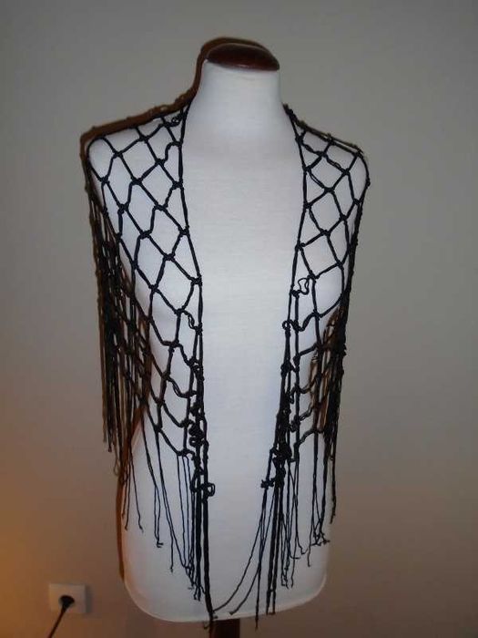 Xaile vintage rede (preto)