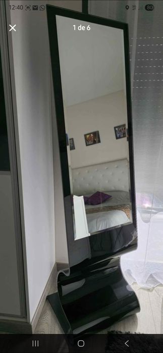 Espelho de pé moderno