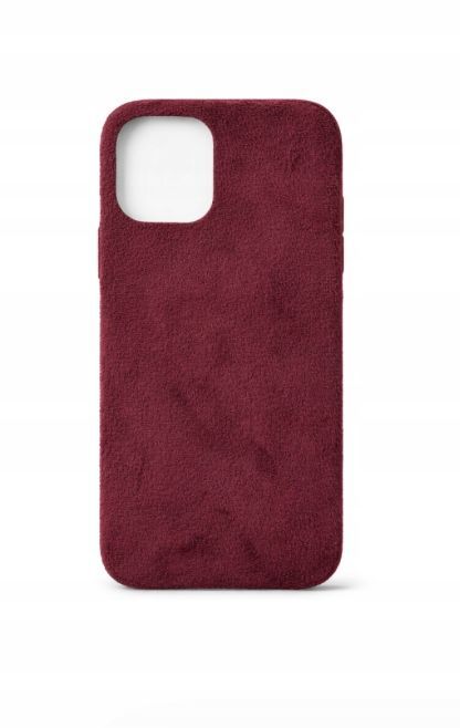 Etui Iphone 12 / 12 Pro Materiałowe Bordowe Sinsay