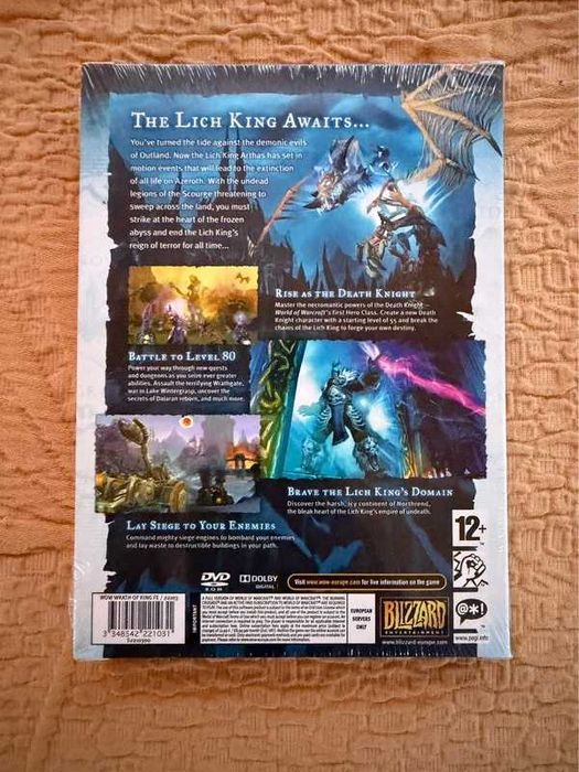 World of Warcraft: Wrath of the Lich King PC (novo / lacrado de fábrica)