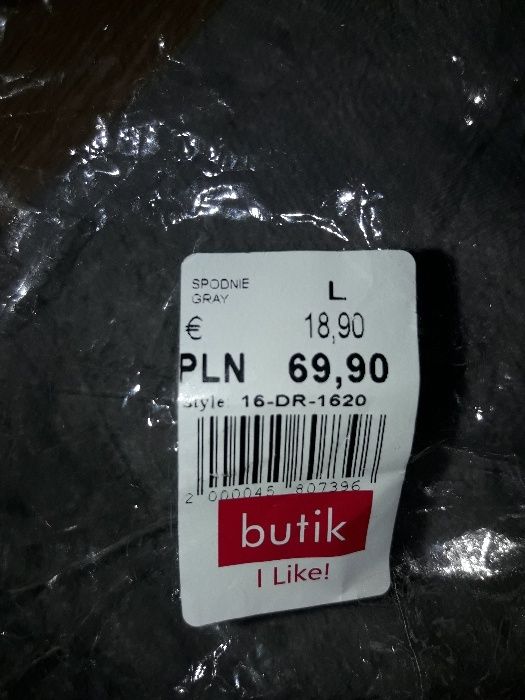 Nowe spodnie dresowe