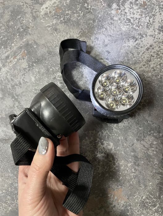 Ліхтарик налобний на 7 світлодіодів