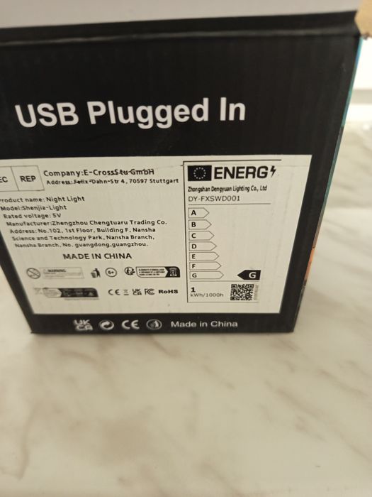 Projektor Fali Wodnej LED RGB – Lampka Nocna + Pilot | NOWA