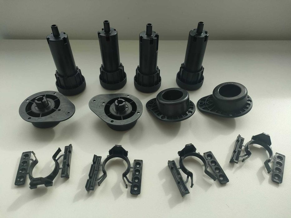 4x Pés reguláveis para armário/nóvel - 9,8 A11,8 CM [NOVOS]