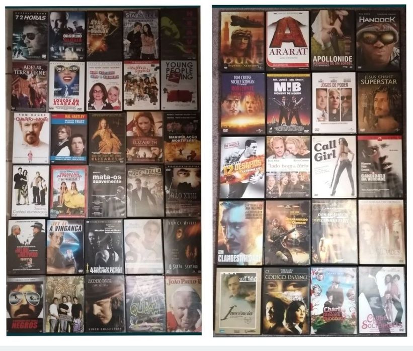 Lote 225 DVD'S Originais (LOTE 29)