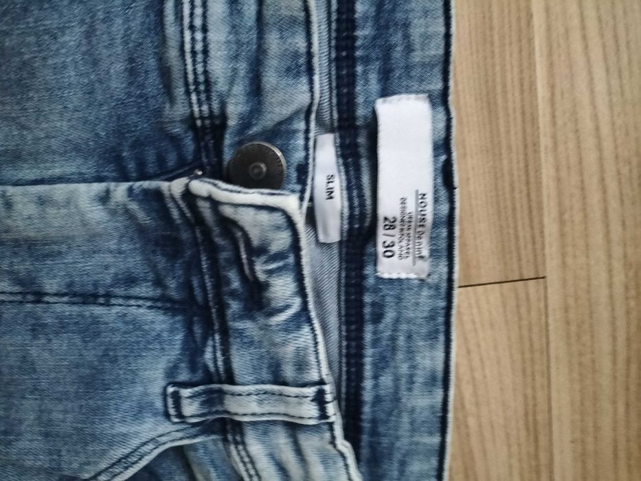 Spodnie dżinsy męskie Slim