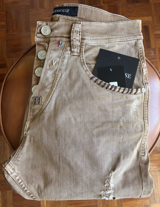 Redhouse Jeans Camel tam 38