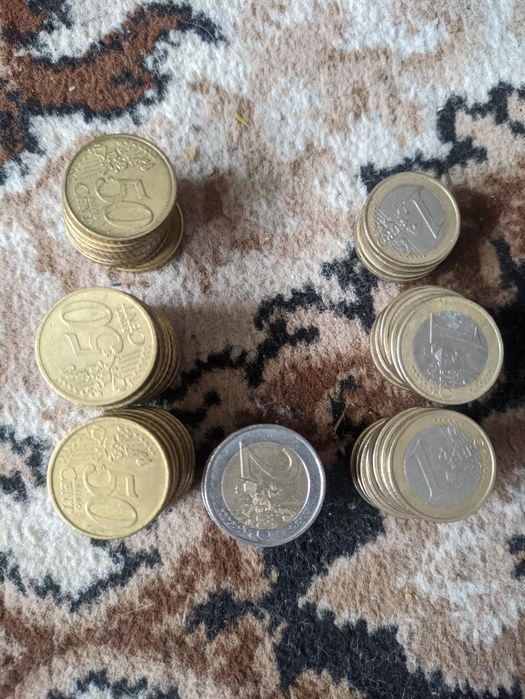 Монети євро монети