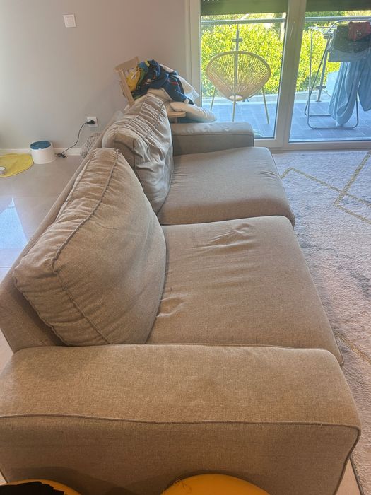 Sofa Kivik Ikea cinza