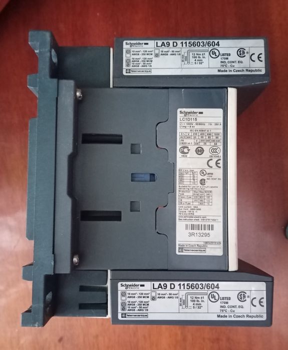 Контактор Schneider LC1D115A.   Чехія.