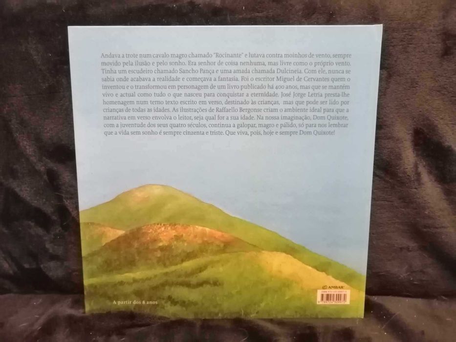 Livro "Viva Dom Quixote" de José Jorge Letria - Novo