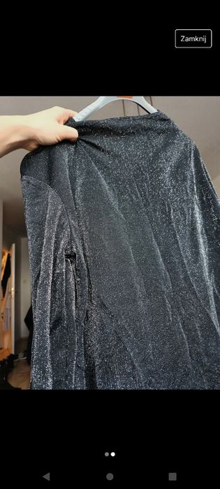 Czarna, krotka sukienka