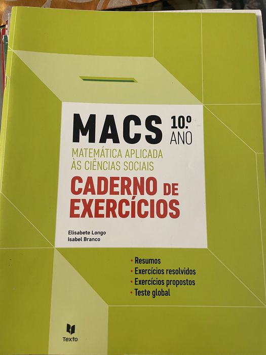 Cadernos de fichas
