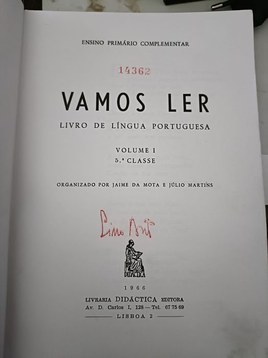 Livro antigo de língua portuguesa Vol. I