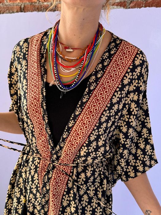 Kimono narzutka w stylu etno boho