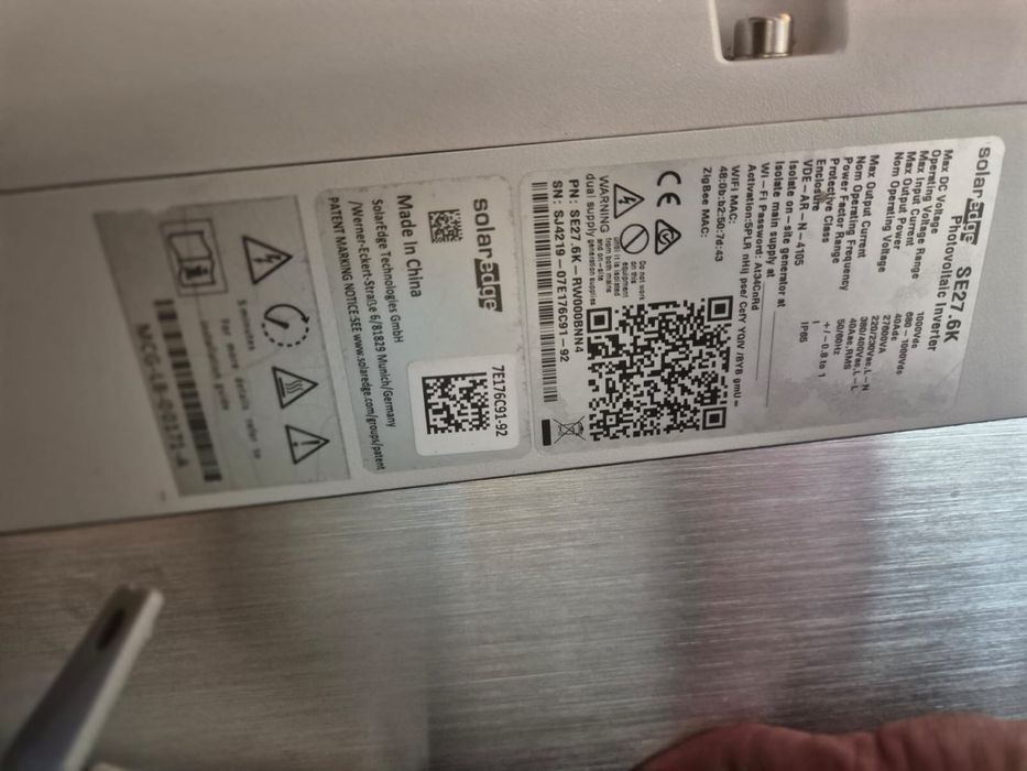 Falownik SolarEdge  SE 27.6K