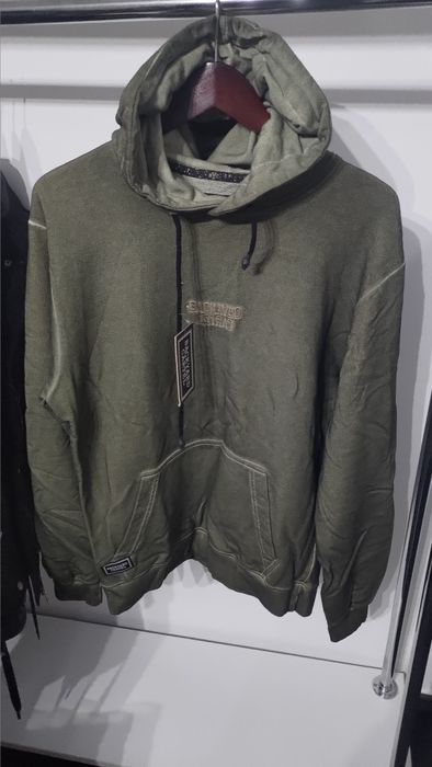 Nowa bluza z kapturem Backyard Cartel rozmiar M kolor oliwkowy