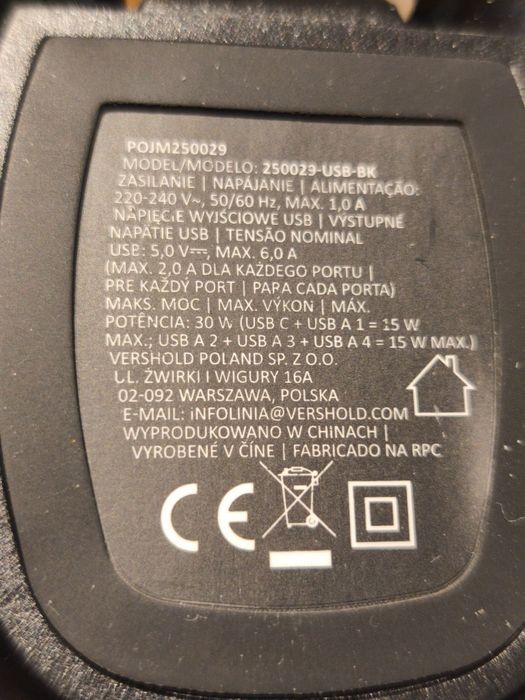 Ładowarka 5x USB