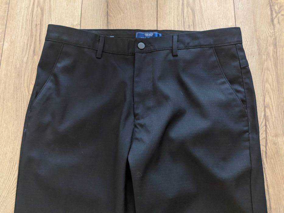 Spodnie męskie 37/34 elastyczne Discrete eleganckie pas94